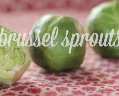 brussel sprout recipe side dish from Katie Brown